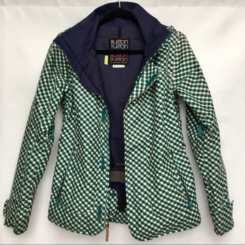 Burton Women’s DryRide Plaid Hooded Ski Jacket